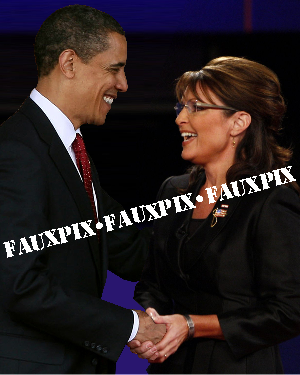Barack Obama Sarah Palin Handshake